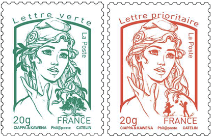 un nouveau timbre poste qui fait polémique... auprès de madame Boutin